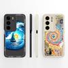 For Realme C75 C75X C73 C71 Case Painted Flowers Soft Liquid Silicone Back Cover For Realme C 75 Full Protection Phone Bumper