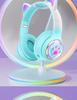 AKZ-62 Luminous Cat Ear Bluetooth Gaming Headset with Heavy Bass