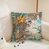 Fashion animal leopard cushion cover Pillow Case Plush Fabric Soft Double Sided Print Sofa Cushion Cover Throw Pillow Covers
