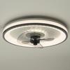 Dimmbarer 72-W-LED-Deckenventilator mit Fernbedienung, Ventilator mit Beleuchtung, einstellbare Windgeschwindigkeit, LED-Luftkühlerlampe