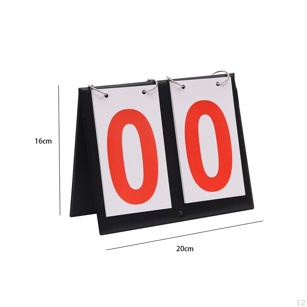 Score Board Counter Tabletop Scoreboard Scorekeeper for Badminton, Indoor Sports, Team Games,