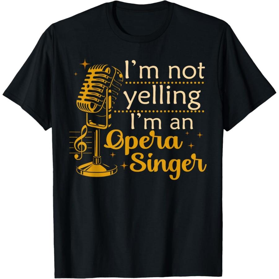 opera singer T-Shirt(5) XXXXXL чёрный
