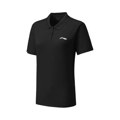 Li Ning Badminton Serie Logo Bestickt Lässiges Polohemd Damen Oberteile APLR126-6