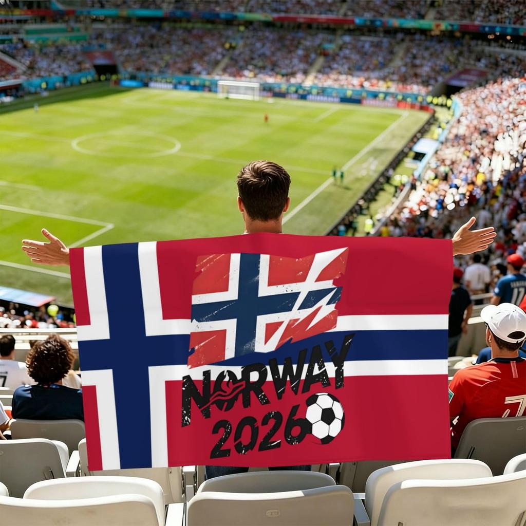 South Africa 2026 Soccer Fan Cape Lightweight Portable Supporter Flag Scarf Stadium Accessory for World Cup Events and Sports Gatherings