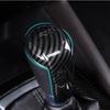 Carbon Fiber Inner Gear Shift Knob Decor Cover Trim For Mazda 6 Atenza 2014-2022