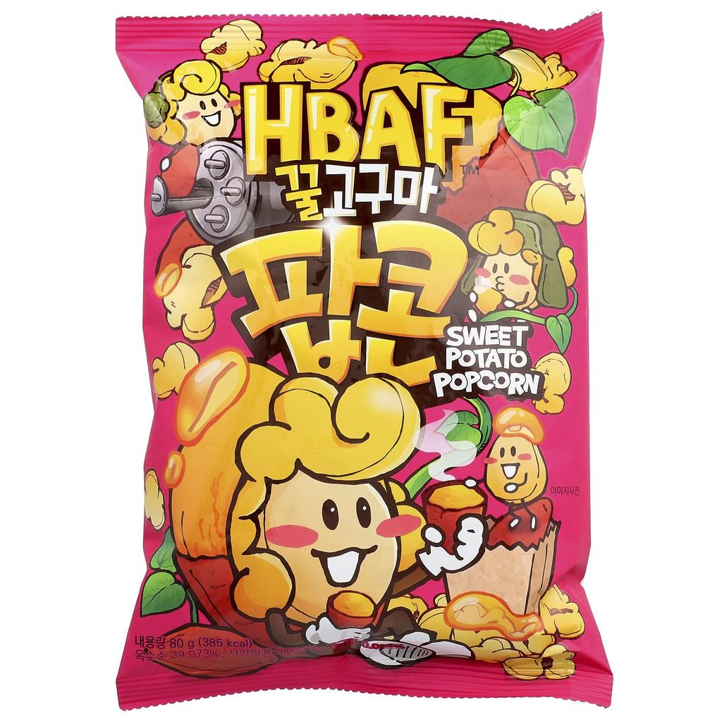 HBAF, Sweet Potato Popcorn, 80g