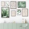 Green Leaf Abstrakte Mädchen Körper Gesicht Linien Nordic Poster Und Drucke Leinwand Malerei Wand Kunst Bilder Für Wohnzimmer Wohnkultur
