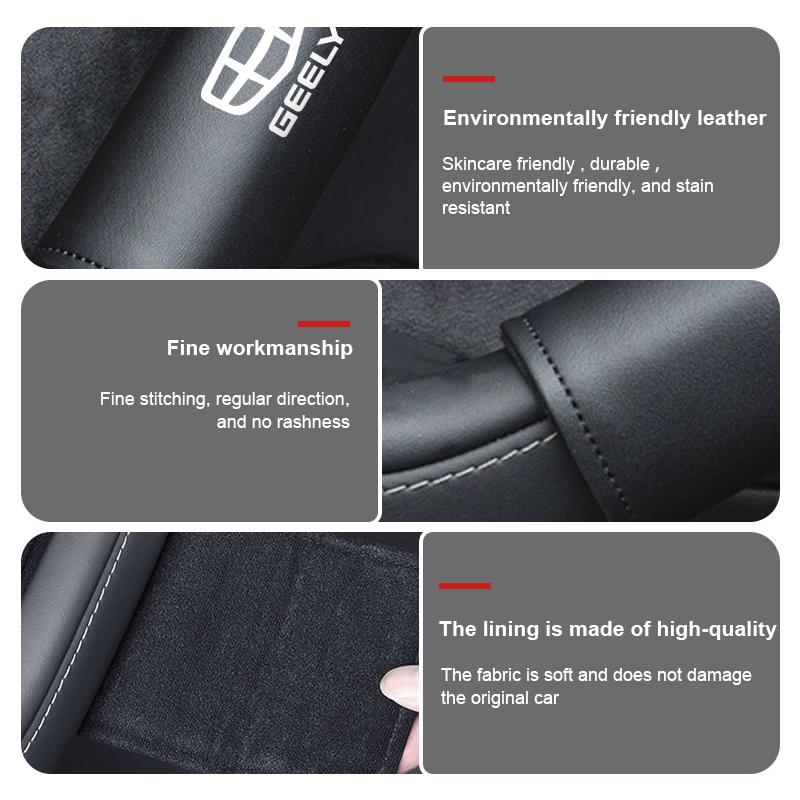 ASG1 Car Door Handle Cover Armrest Protector Internal Accessories For Geely Ttugella Geometry C Coolray Emgrand Atlas Pro EC7 GX3
