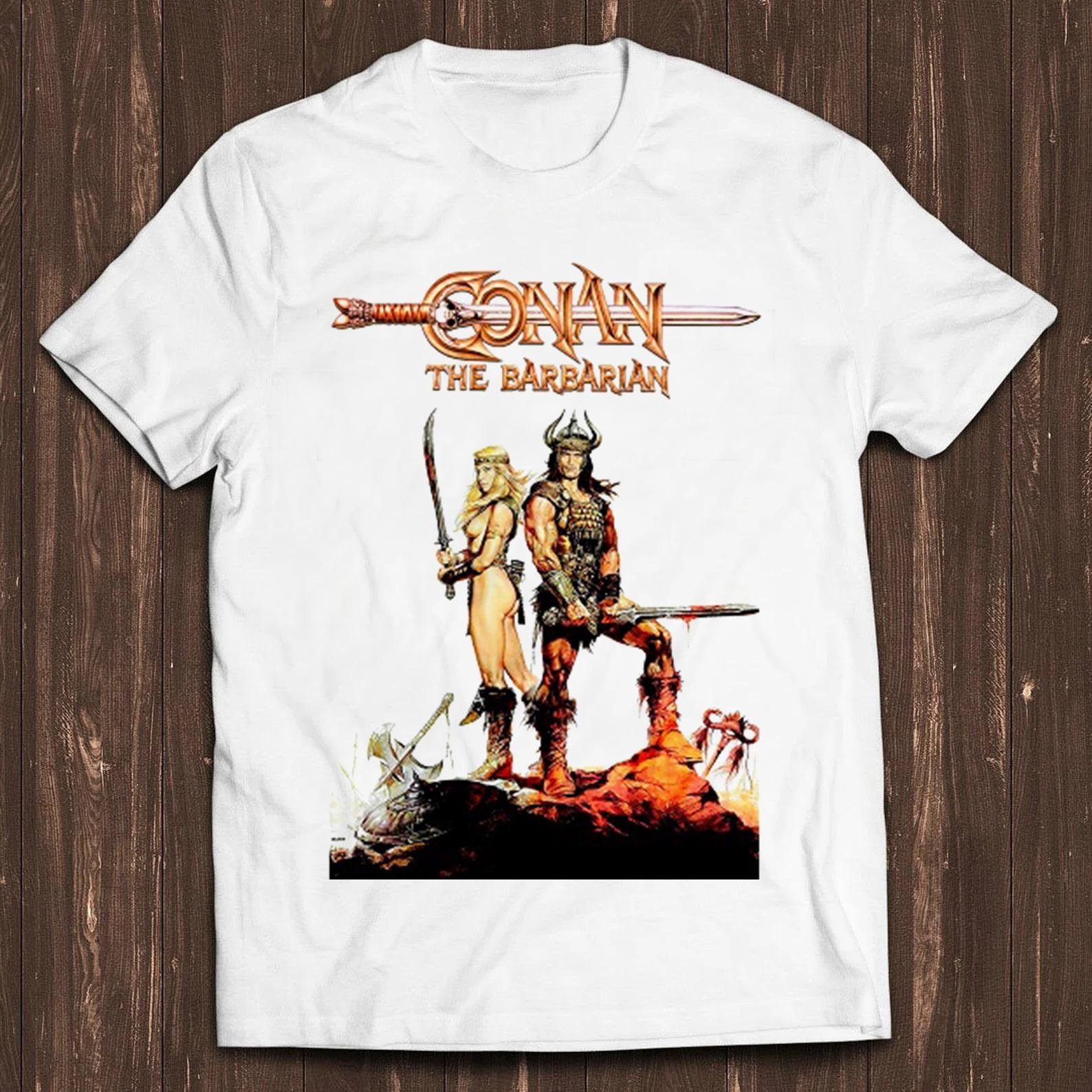 Conan The Barbarian Film Arnold GYM Movie Cult Best Seller Funny Gift Tee T Shirt C1384 S