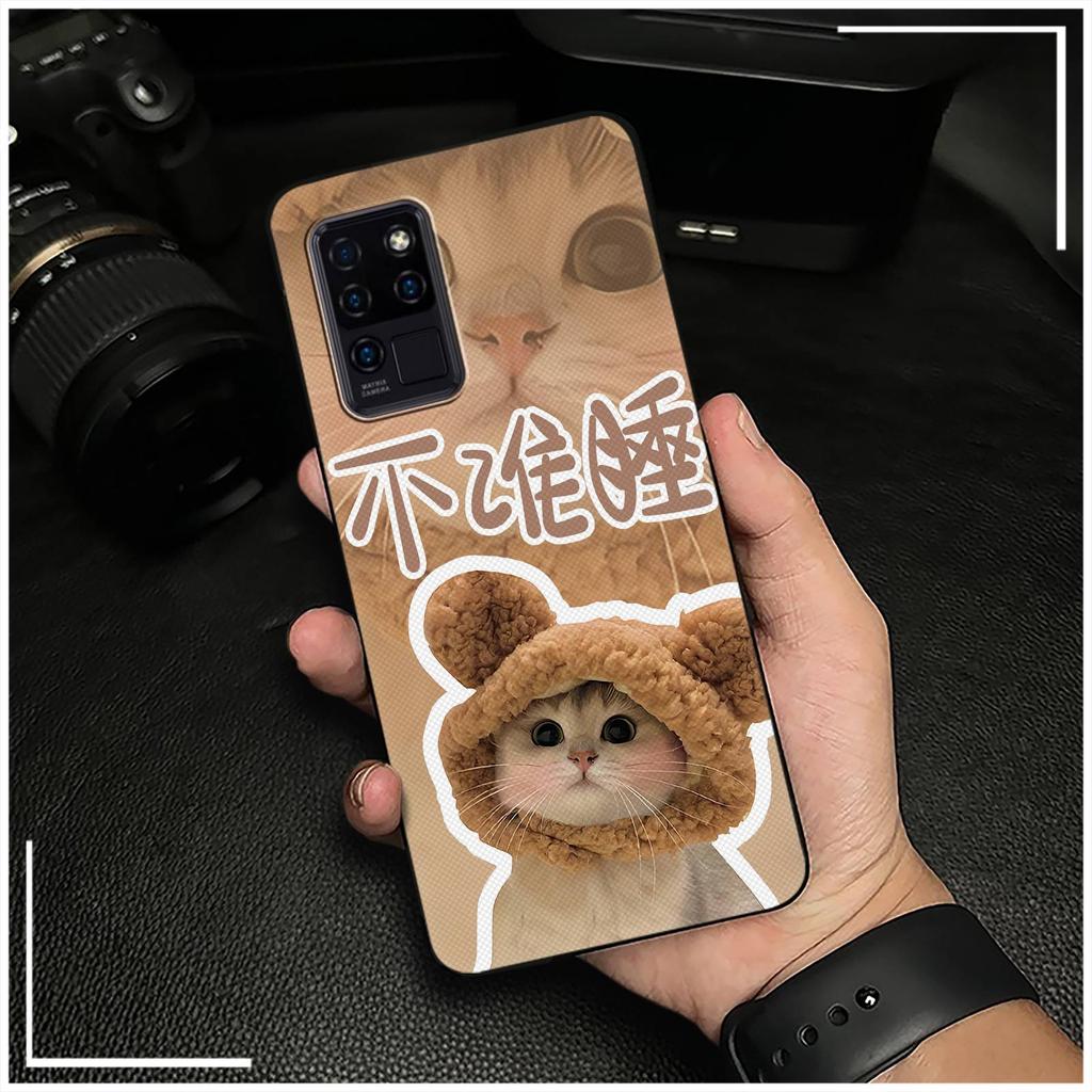 Back Cover Silicone Phone Case For Oukitel C21 Durable Phone Pouch Dirt-resistant Graffiti Full wrap Cute Anti-dust TPU