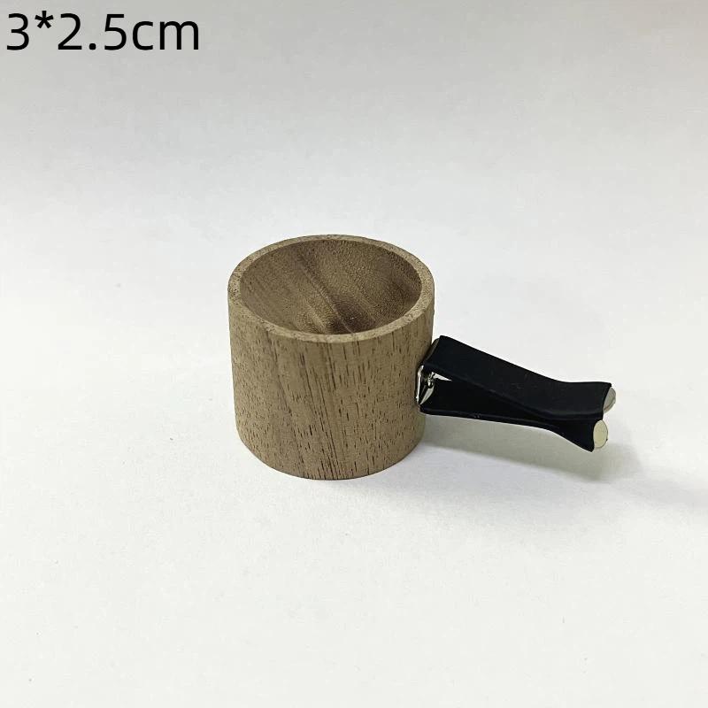 Spherical Wooden Car Essential Oil Diffuser Car Aromatherapy Clip Car Air Freshener Auto Decoration