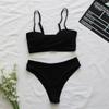 Women Sexy Color Bikini Swimwear Two-Piece Swimsuit Swimming Beachwear