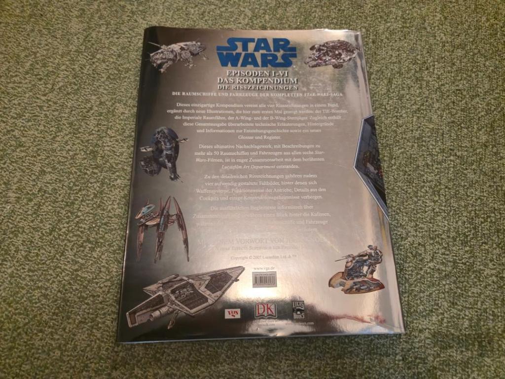 [USED] Rare German version of Star Wars Cross Section Art Book