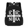 Ic Xc Ni Ka Backpack Hot Sale Daypack Large Capacity Kids BookBag School Bag Shoulder Bags for Men Women