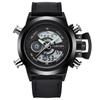 Original Famous Brand Men Watches Boys Fashion Casual Nylon Band Dual Time Multifunction Sports Watch Montre Homme Reloj Hombre