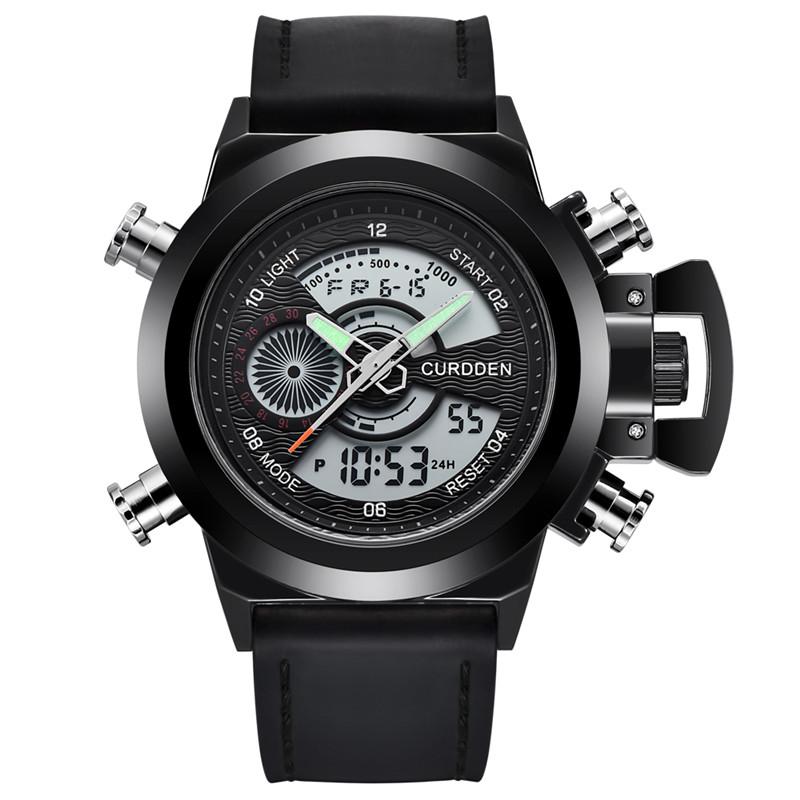 Original Famous Brand Men Watches Boys Fashion Casual Nylon Band Dual Time Multifunction Sports Watch Montre Homme Reloj Hombre