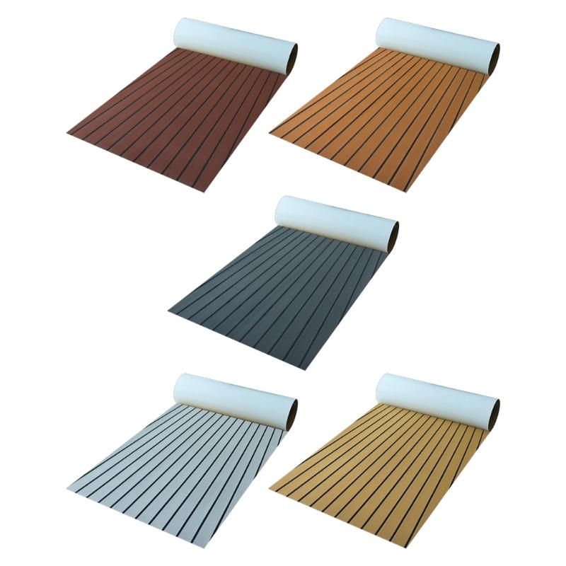 Adhesive Marine Flooring EVA Boats Flooring Decking Sheet for Motorboat Kayak Surfboard Anti Slip Sheet Easy Installation