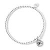 Harry Potter Sterling Silver Ball Bead Bracelet &with 9 3/4 Charm Silver