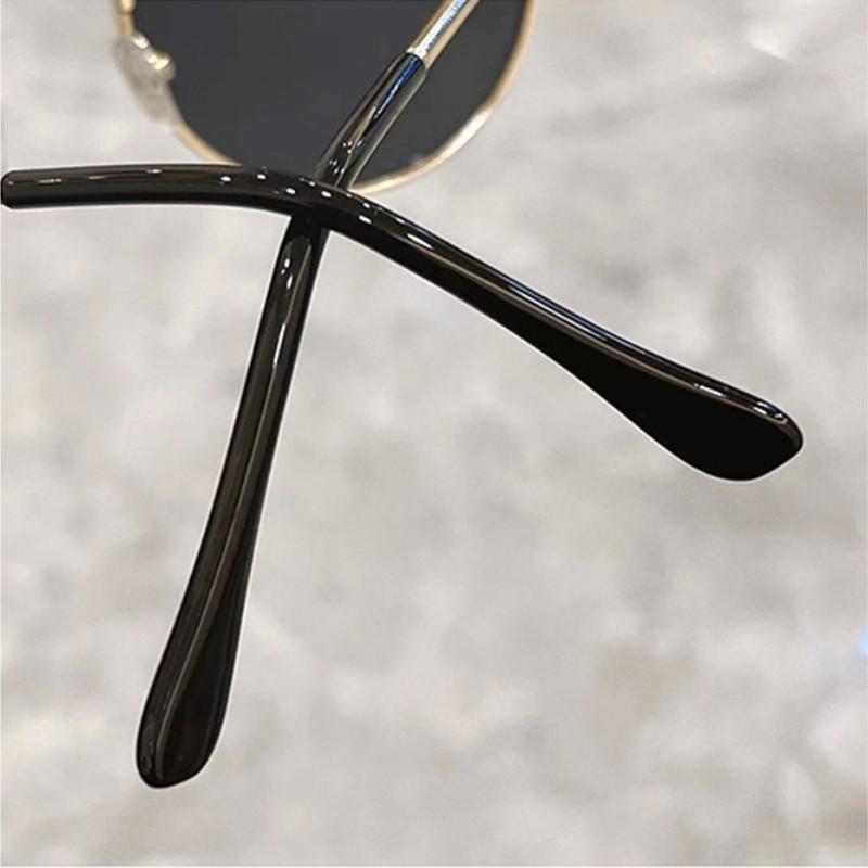 Driving Goggles Small Frame Hip Hop Eyewear UV400 Sunglasses Round Frame Sunglasses For Sun Outdoor Activities Street