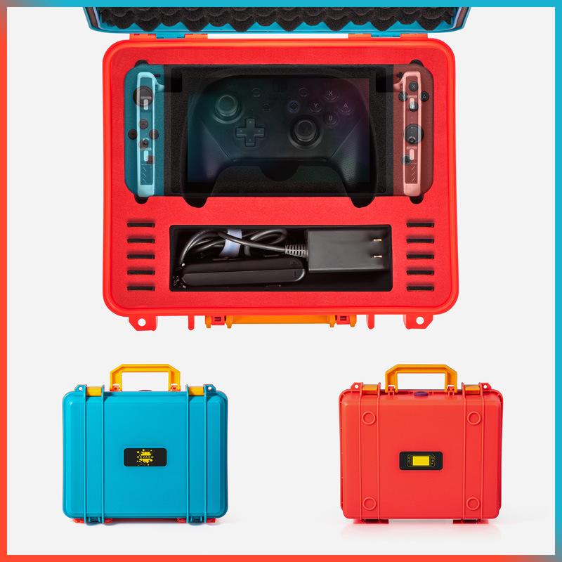 DEVASO Nintendo Switch Storage Case for Console, Controllers & Accessories - Tears of the Kingdom Edition