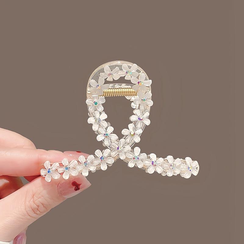 Nouvelle Pince à Cheveux Fleur Pour Femmes Élégante Style Chinois Magnolia Feuille de Bambou Fleur de Pêcher Pinces à Cheveux Été Plage Griffes de Requin