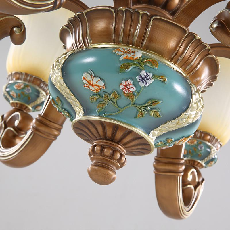 European Luxury Chandelier - Retro Atmospheric Lighting for Living Rooms and Bedrooms