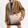 COACH Rowan Coated Canvas Crossbody One Shoulder Handbag Large Women's Sand CV959-SVPWH