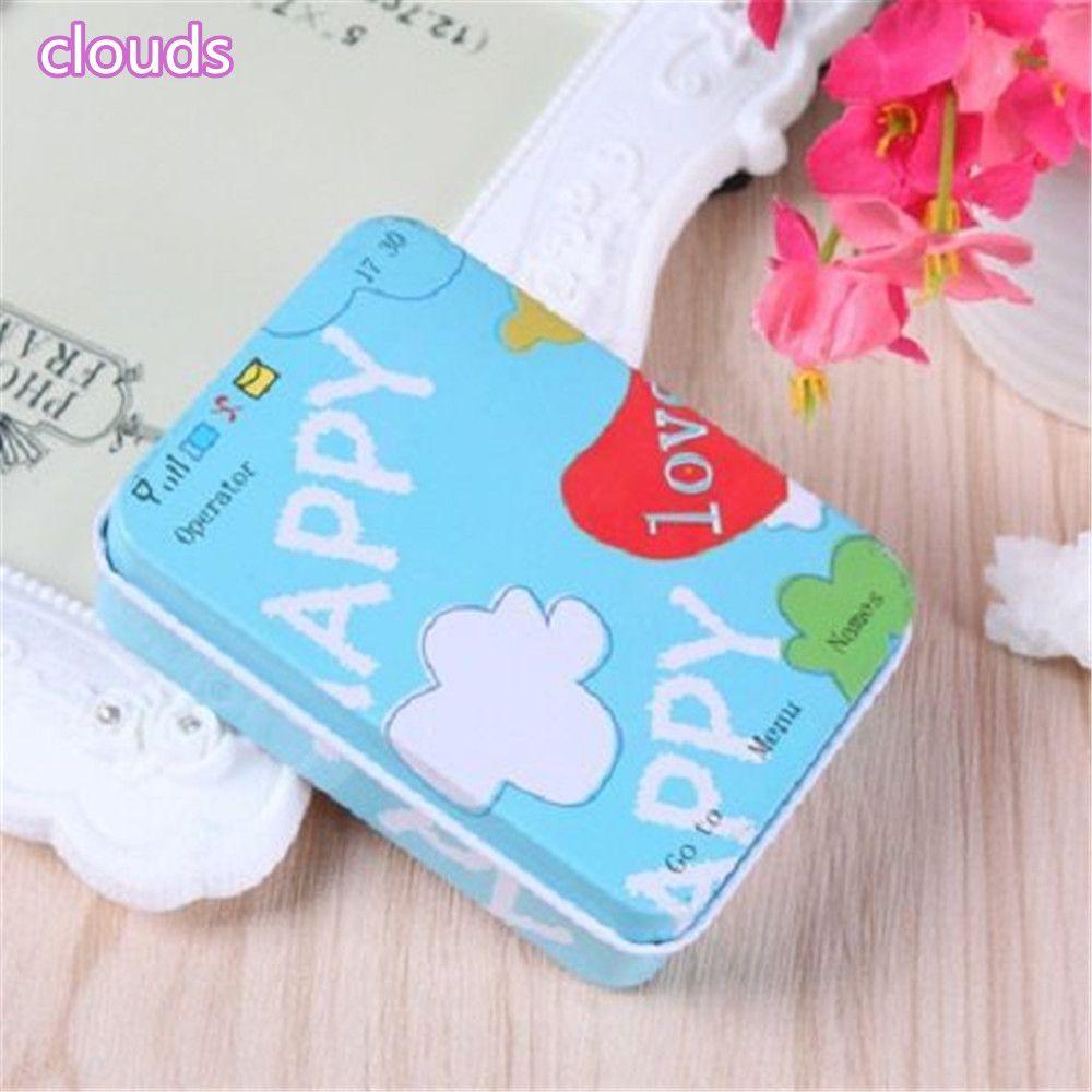 Organizer Box Iron Hairpin Jewelry Box Mini Cartoon Storage Boxes Dustproof