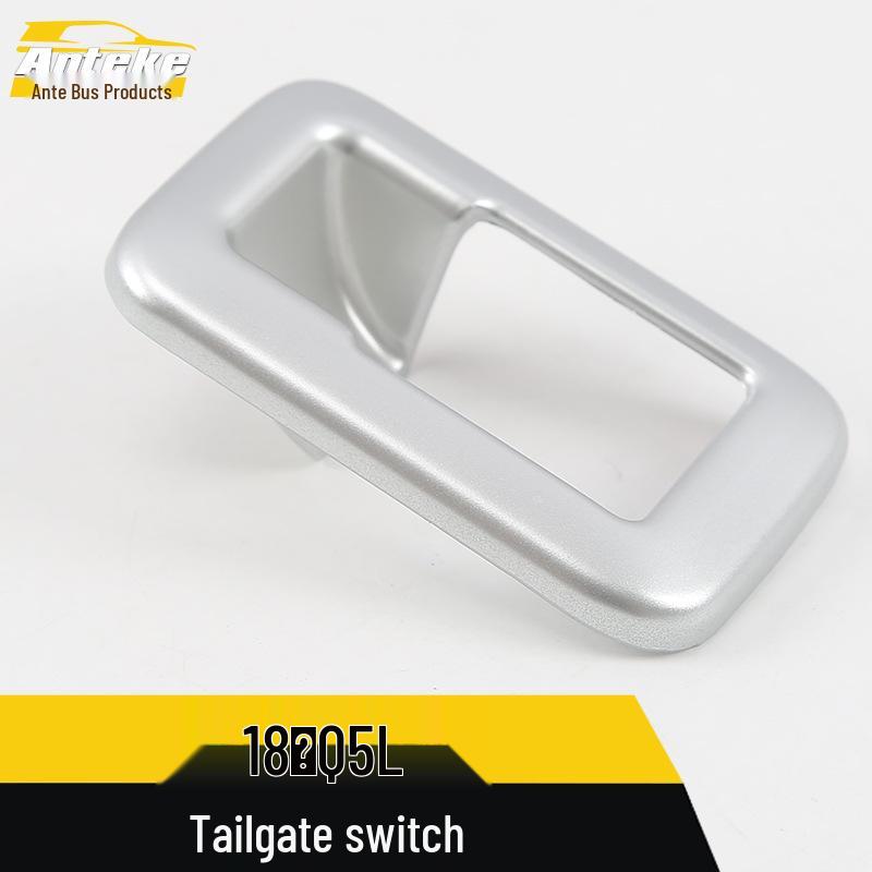 Decorative Tailgate Switch Frame for 18 Q5L Trunk Button - Bright Ring Patch Accessory