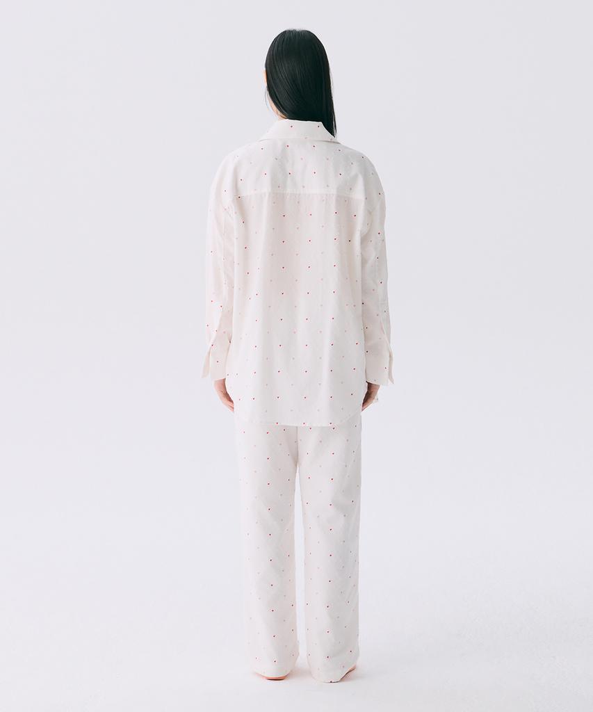 JUNEJUNE SPACE Vol12.Heart Long Pants_White(Vol12.Heart Long Pants_White)