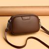 Neue Damen Umhängetasche aus echtem Leder - Klein, modisch, Retro Schultertasche quadratisch