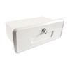 Cutie de depozitare încastrată pentru mănuși Marine cu încuietoare push și 2 suporturi pentru pahare Pentru consola, bordul, cabina bărcii Hatch Organizer din ABS