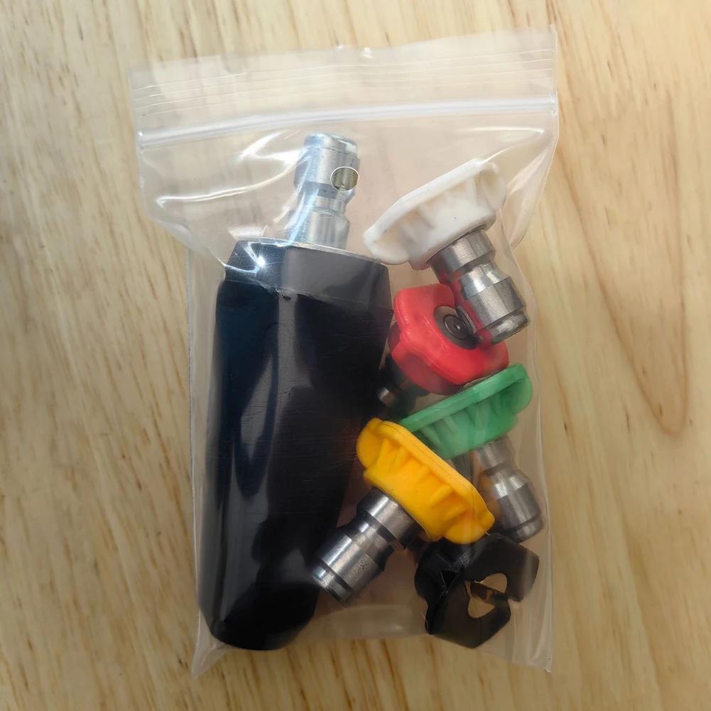 360 Rotating Car Pressure Washer Accessory Turbo Nozzles 3600PSI Sprayer Rotray Pivoting Coupler Jet Sprayer For Quick Connector