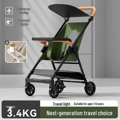 Compact Folding Baby Stroller: Lightweight, Travel-Friendly & Airline Approved