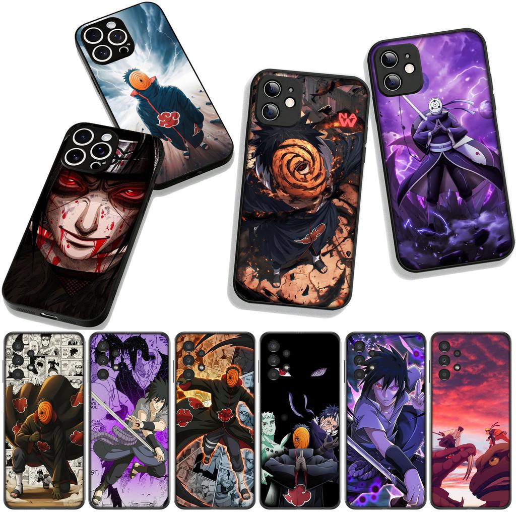 Tobi Obito Uchiha Itachi Narutos Sasuke for Samsung Galaxy A25 A37 A57 A12 A14 A31 A50 A51 A70 A71 A72 A04 Note 20 9 8 10 Case