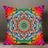Poszewka Dekoracyjna Mandala Retro do Salonu Biura Ozdoby Poszewka na Poduszkę Domową,(1)