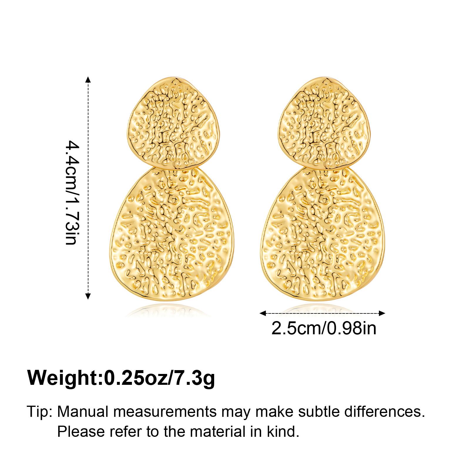 Jewelry Trendy Design Sense Geometric Curved Earrings