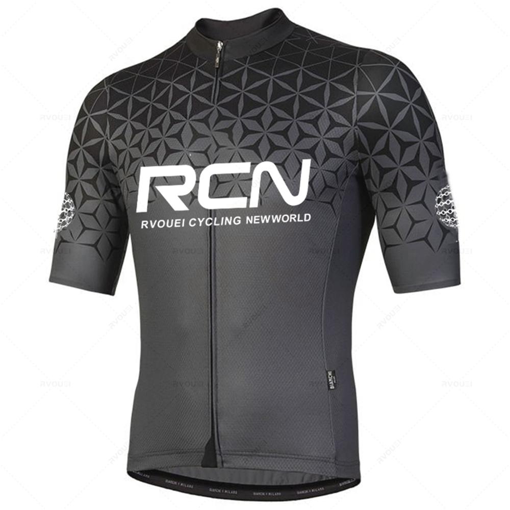 Nuova maglia da ciclismo estiva Rcn Pro Team da uomo tuta da abbigliamento per bicicletta da corsa tuta da mountain bike traspirante Mallot Ciclismo Hombre