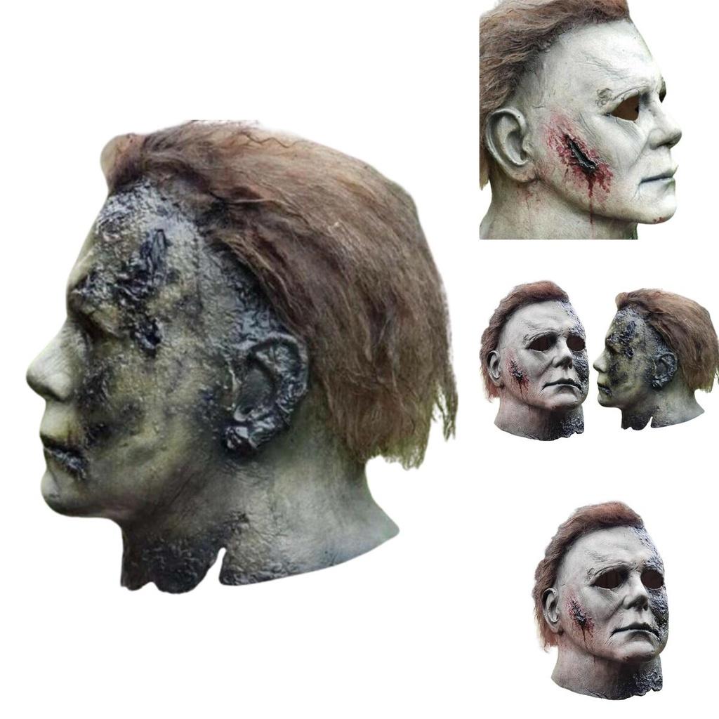 Halloween Ends Michael Myers Maske Hochdetailliertes Latex-Requisit für Cosplay und Partys
