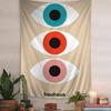 Black and White Minimalist Bauhaus Anime Tapestry Hippie Flower Wall Carpets Dorm Decor Wall Hanging Home Decor