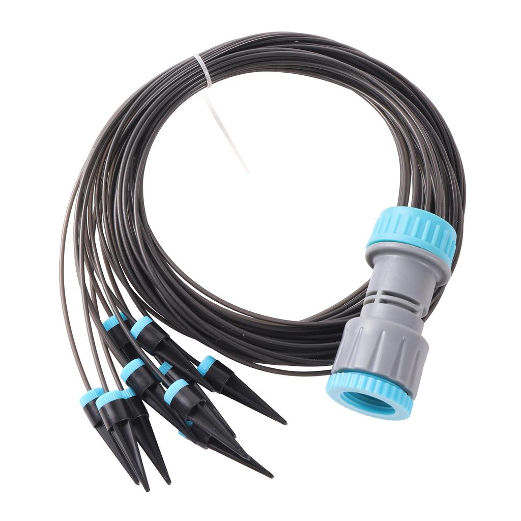 Kit Irrigation Goutte à Goutte - 20 Goutteurs Réglables 360° - Pour Potager, Jardin, Serre - Facile à Installer