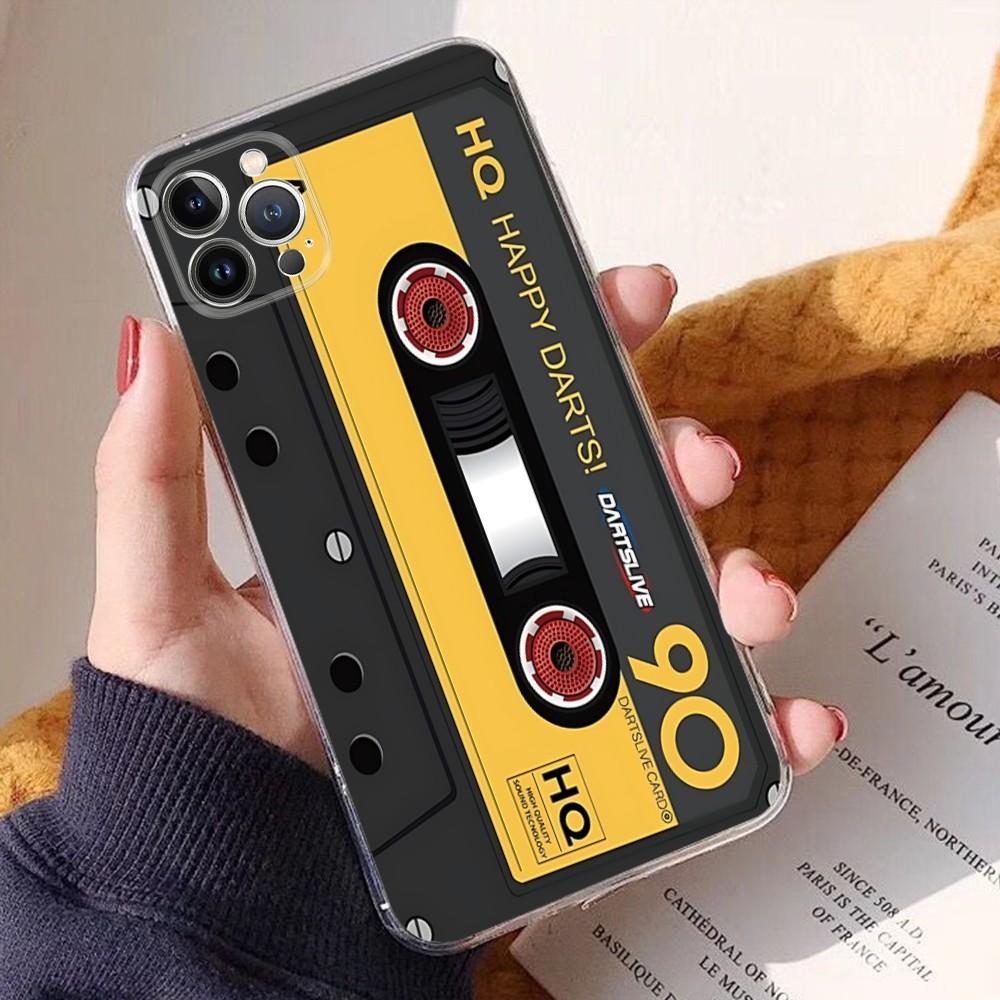 Retro Art Radio Tape Cassette Phone Case For IPhone 16 15 14 11 12 13 Mini Pro XS Max Cover 6 7 8 Plus X