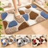 2D Cobblestone Optical Illusion Doormat Imitation Cashmere Bedroom Door Rug  Home Decor