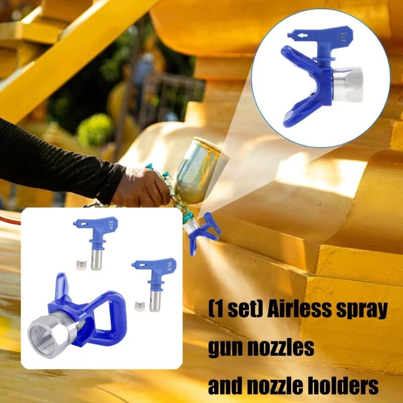 Professional Paint Sprayer Nozzle Base Set With Anti Corrosion Design Multiple Size Available for Most Airless Systems