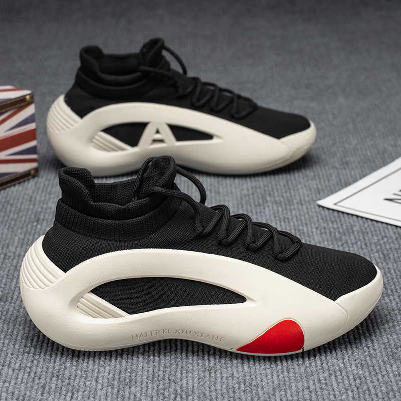 Fashion Without Heels With Ties Men's Sneakers High Brand Boots 45 Shoes High Sneakers For Man Sports Tenid Global Brands Street