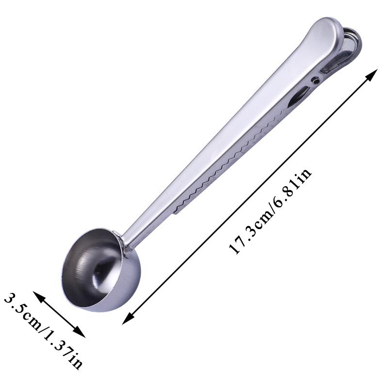 Dwa w jednym Klips uszczelniający do kawy ze stali nierdzewnej Kuchnia Złote akcesoria Odbiorca Cafe Expresso Dekoracja Cucharilla