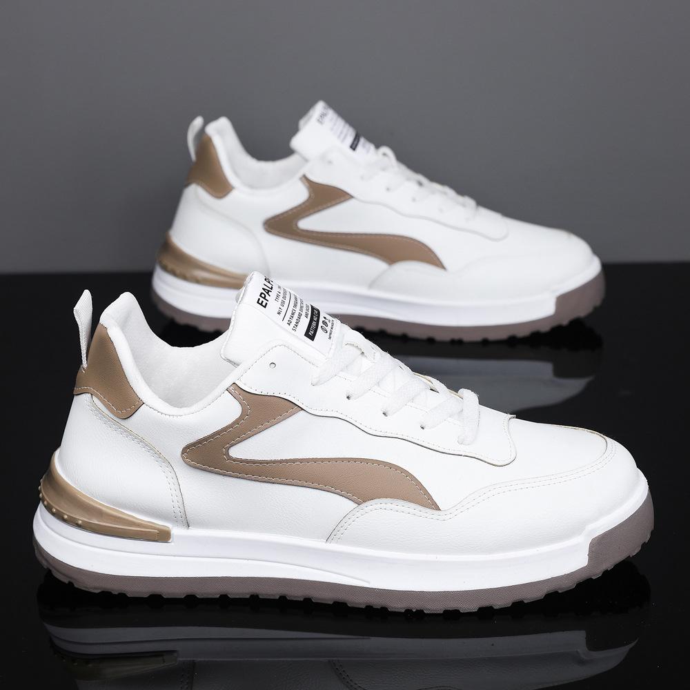 Men New Fashion Casual Shoes Men  Autumn Outdoor Tennis Sneakers Men Lightweight Comfortable Lace Up Leather Shoes Footwears