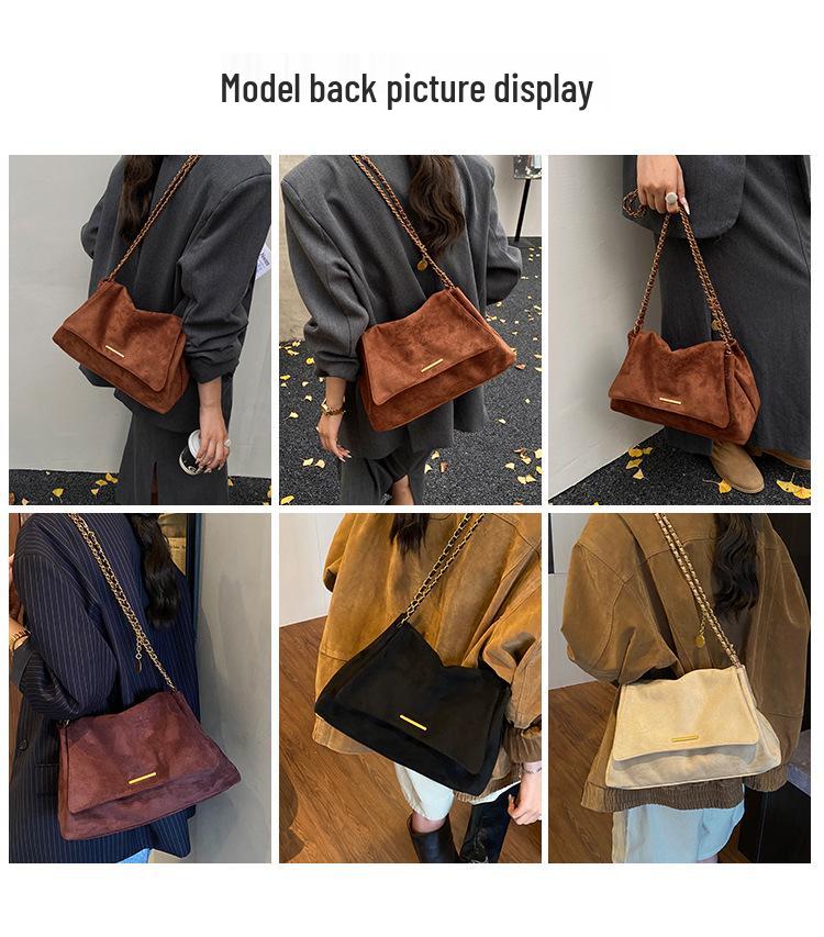 Damska torba na ramię typu tote z łańcuszkiem, duża pojemność, w stylu retro, na rok 2025, marki Melaude