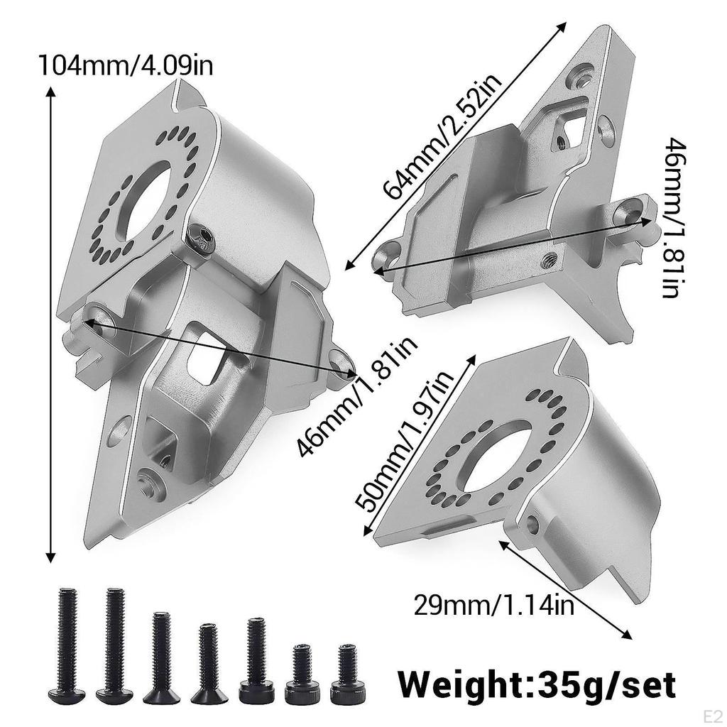 RC Car Motor Base Aluminum Alloy DIY Accessories Lightweight Bracket Quick Disassembly for Tra10777