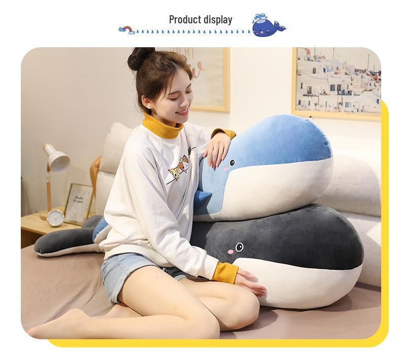 Cartoon Whale Shark Plush Toy Soft Pillow